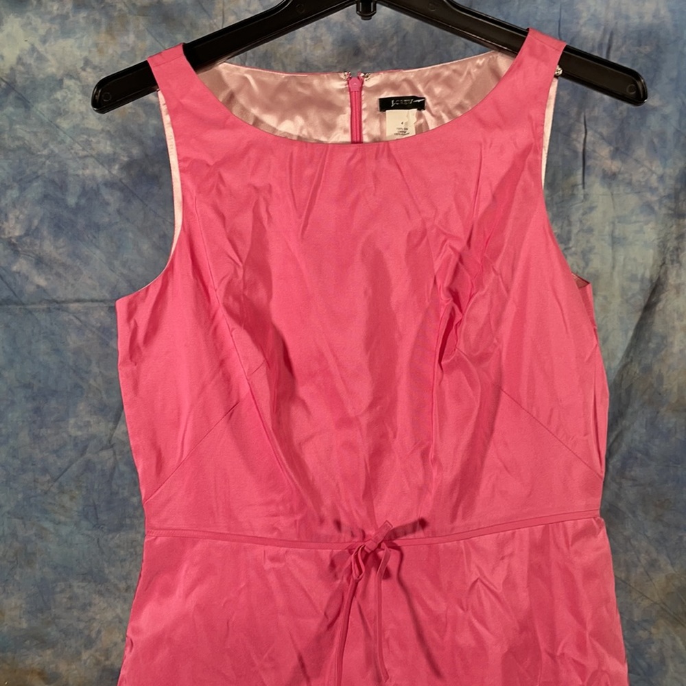J Crew Silk Pink Dress NWT - Picture 2 of 5